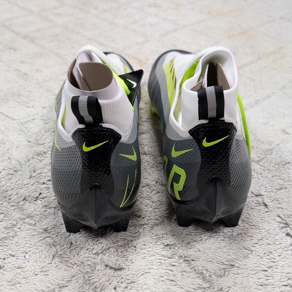 Nike Vapor Edge Pro 360 Football Cleats Black Gray Volt Mens Sz 12 DQ3670-071